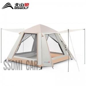 쏘미카 원터치 텐트 야외 캠프 이중 방수 4-6인용 텐트